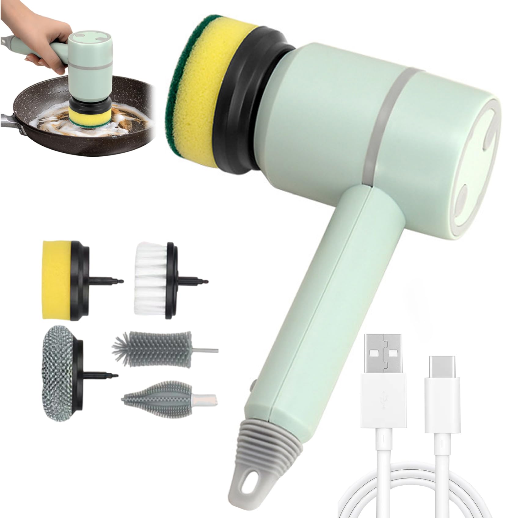 Čistící elektrická pistol na nádobí